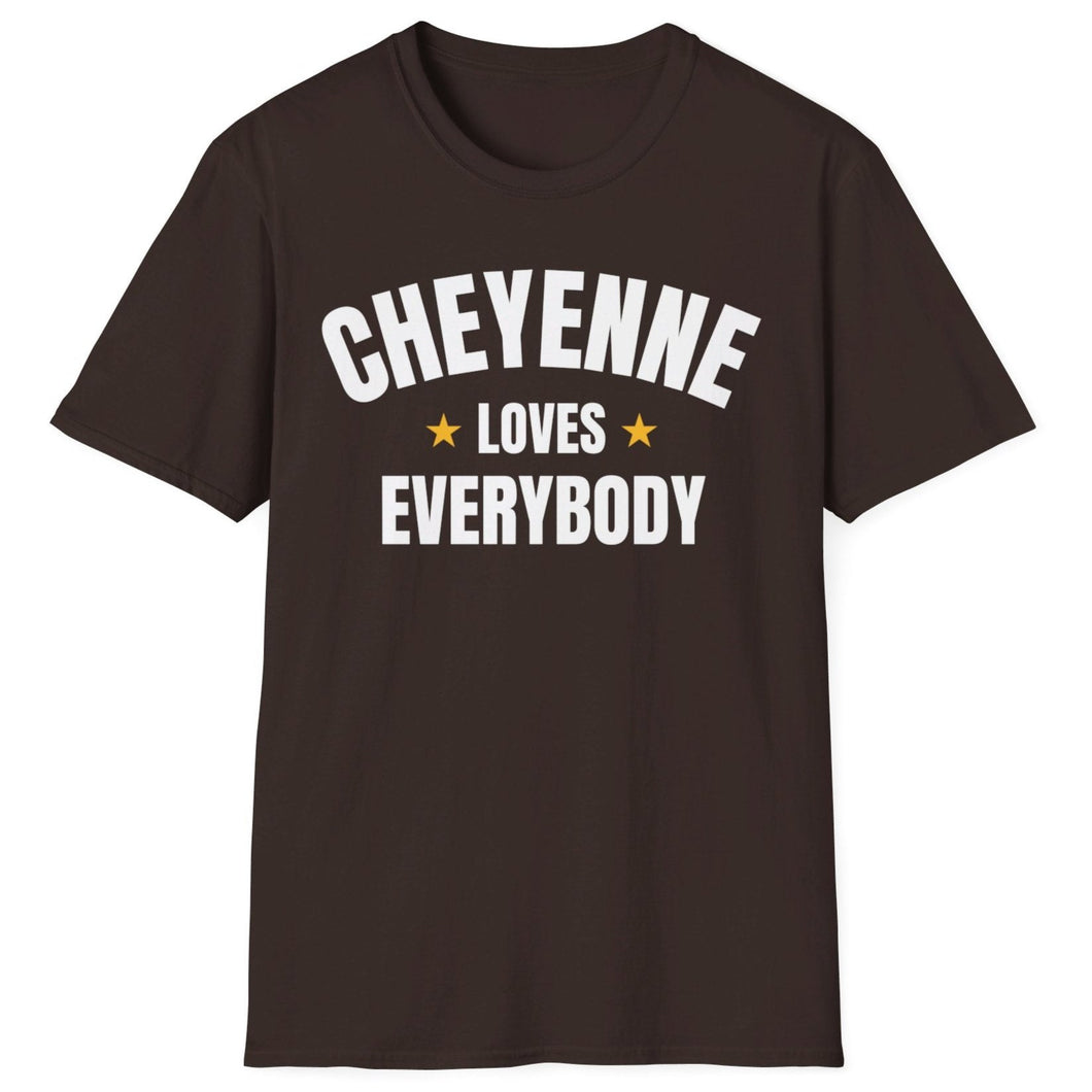 SS T-Shirt, WY Chyenne - Brown