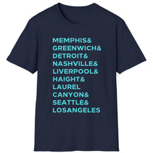 Load image into Gallery viewer, SS T-Shirt, Music Cities - Multi Colors
