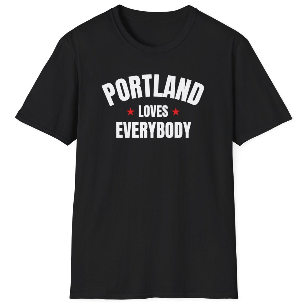 SS T-Shirt, OR Portland - Black