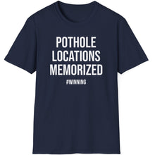 Load image into Gallery viewer, SS T-Shirt, Pothole Locations - Multi Colors
