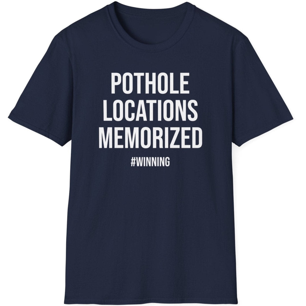 SS T-Shirt, Pothole Locations - Multi Colors