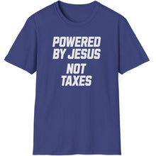 Load image into Gallery viewer, T-Shirt, Powered by Jesus - Multi Colors
