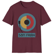 Load image into Gallery viewer, SS T-Shirt, San Francisco Turntable - Multi Colors
