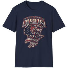 Load image into Gallery viewer, SS T-Shirt, American Eagle Lined - Multi Colors
