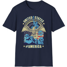 Load image into Gallery viewer, SS T-Shirt, USA Pop Art - Multi Colors

