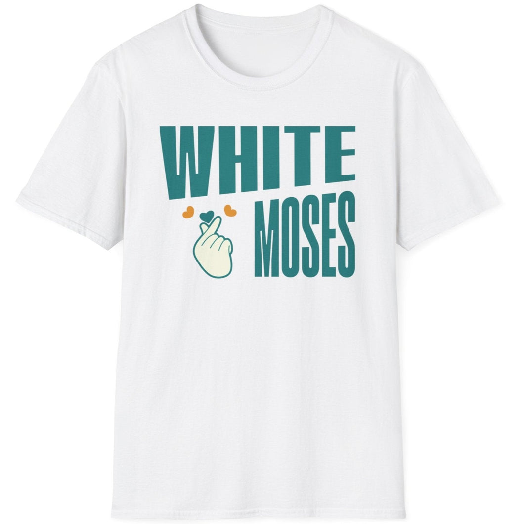SS T-Shirt, White Moses