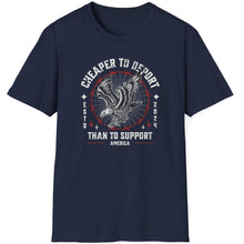 Load image into Gallery viewer, T-Shirt, Cheaper to Deport - Multi Colors

