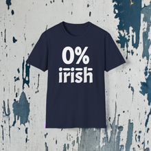 Load image into Gallery viewer, SS T-Shirt, 0% Irish
