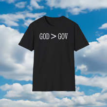 Load image into Gallery viewer, SS T-Shirt, God &gt; Gov
