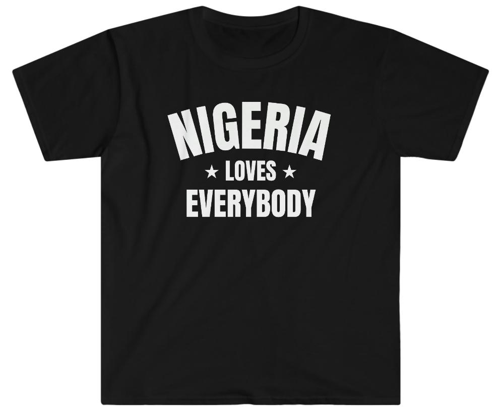 SS T-Shirt, AF Nigeria - Black | Clarksville Originals