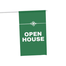 Load image into Gallery viewer, House Flag, Open House - Green, 36&quot;x60&quot; | Clarksville Gifts
