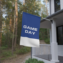 Load image into Gallery viewer, House Flag, Game Day - Blue, 36&quot;x60&quot;
