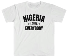 Load image into Gallery viewer, SS T-Shirt, AF Nigeria - White | Clarksville Originals
