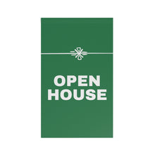 Load image into Gallery viewer, House Flag, Open House - Green, 36&quot;x60&quot; | Clarksville Gifts
